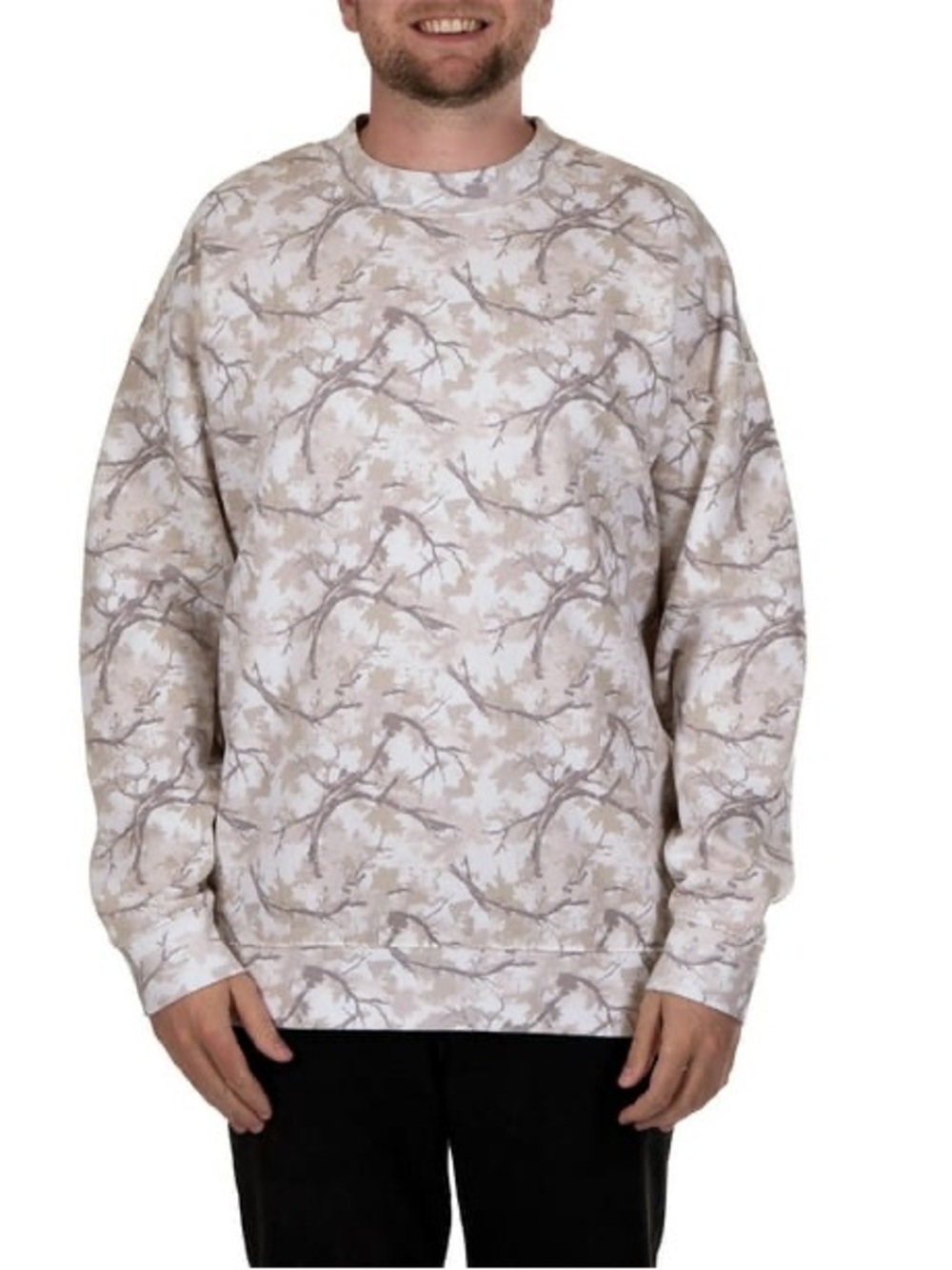 State of Mine Men's Camo Crewneck Fleece Sweatshirt